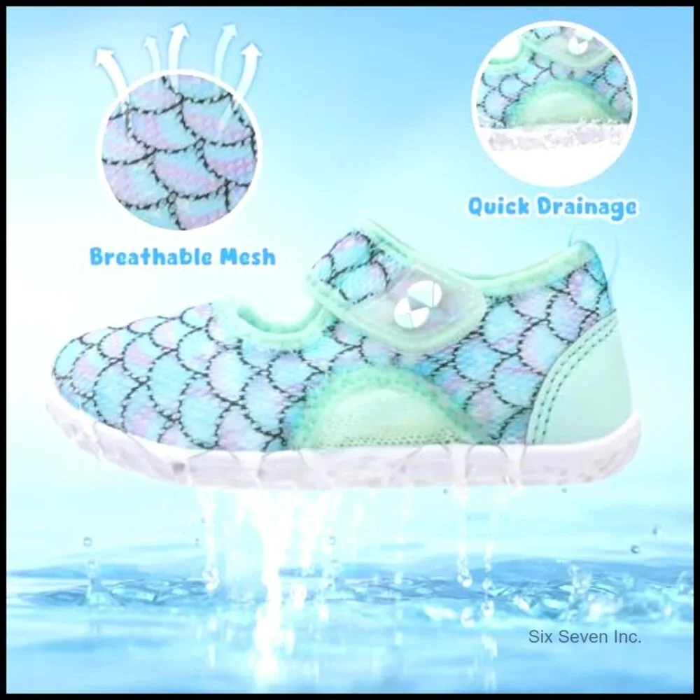 Toddler Water Shoes Quick Dry Breathable Lightweight Swim Aqua Socks Barefoot